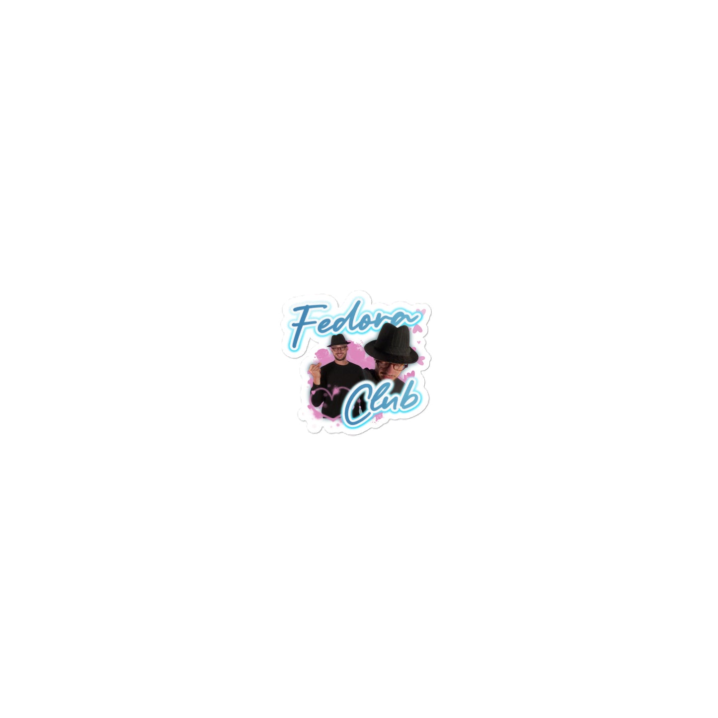 Fedora Club Sticker