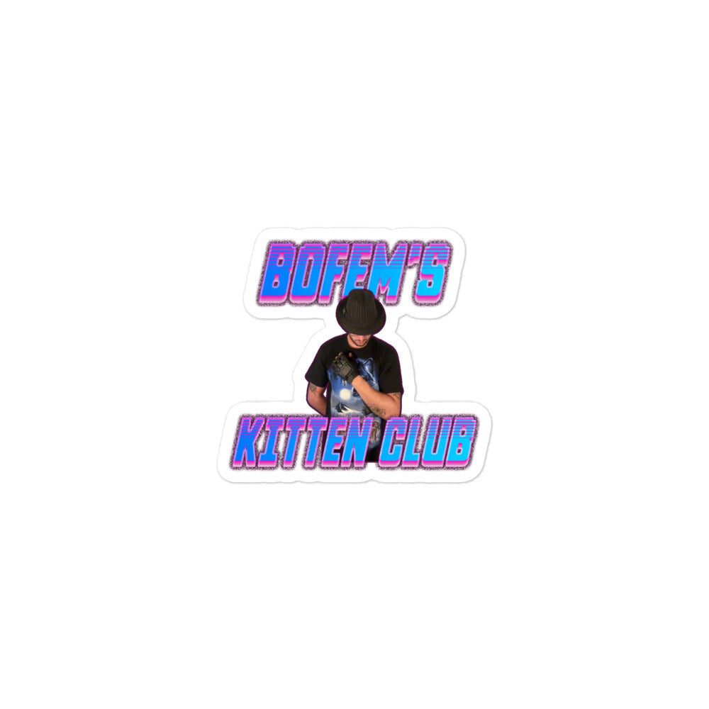 Bofem's Kitten Club Sticker