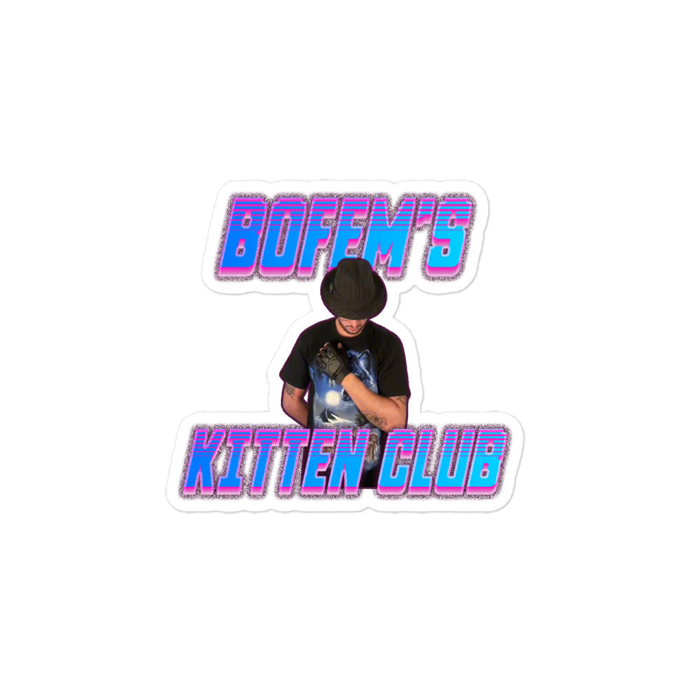 Bofem's Kitten Club Sticker